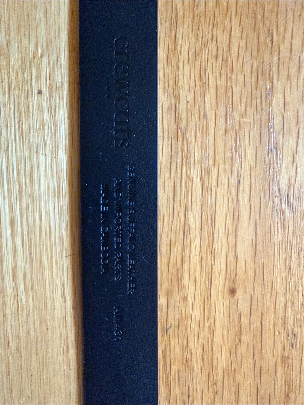 J Crew Crewcuts Youth Boys Black Leather Belt with Silver Buckle